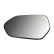 Mirror glass, exterior mirror
