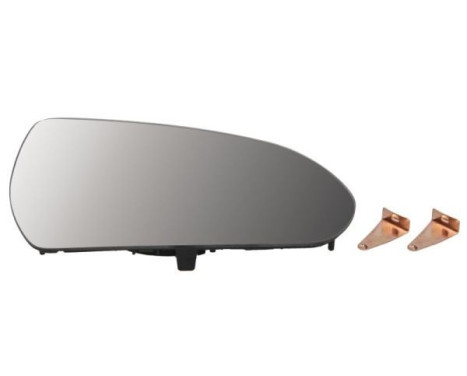 Mirror glass, exterior mirror