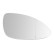 Mirror glass, exterior mirror