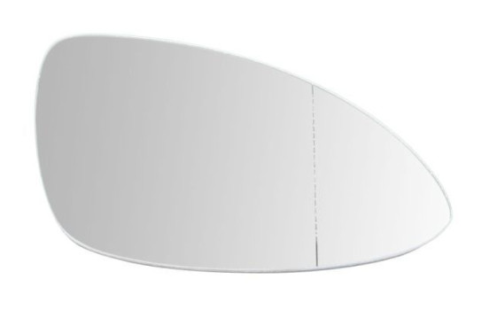 Mirror glass, exterior mirror