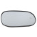 Mirror glass, exterior mirror