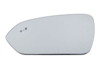 Mirror glass, exterior mirror
