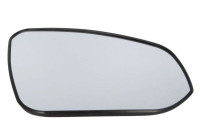 Mirror glass, exterior mirror