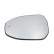 Mirror glass, exterior mirror