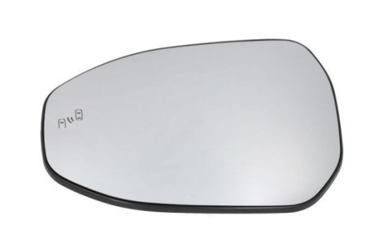 Mirror glass, exterior mirror