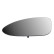 Mirror glass, exterior mirror