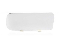 Mirror glass, glass unit