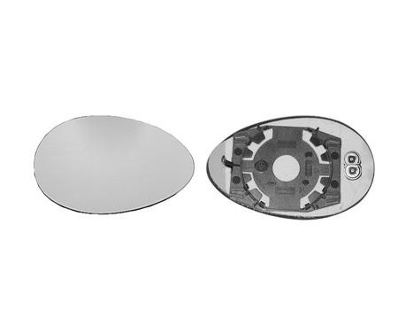 Mirror Glass, outside mirror 0156838 Hagus