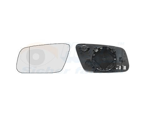 Mirror Glass, outside mirror 0317837 Hagus, Image 2