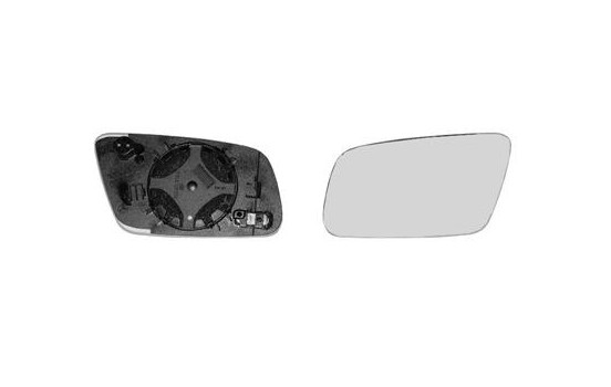 Mirror Glass, outside mirror 0331838 Hagus