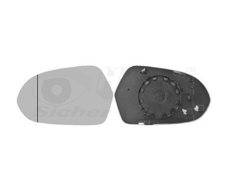 Mirror Glass, outside mirror 0342837 Hagus