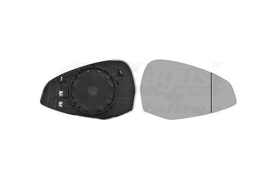 Mirror Glass, outside mirror 0346838 Hagus