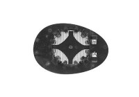 Mirror Glass, outside mirror 0506837 Hagus