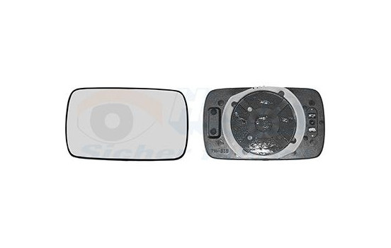 Mirror Glass, outside mirror 0620837 Hagus, Image 2