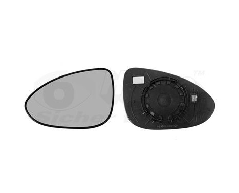 Mirror Glass, outside mirror 0817831 Hagus
