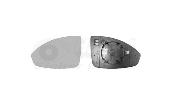 Mirror Glass, outside mirror 0820837 Hagus