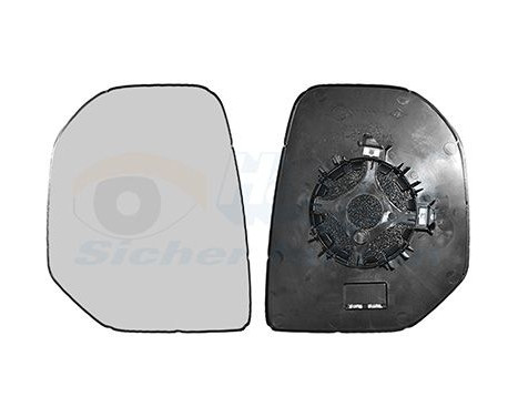 Mirror Glass, outside mirror 0905837 Hagus, Image 2