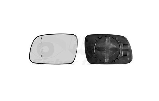 Mirror Glass, outside mirror 0956831 Hagus, Image 2