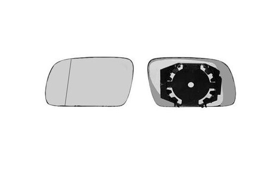Mirror Glass, outside mirror 0956831 Hagus