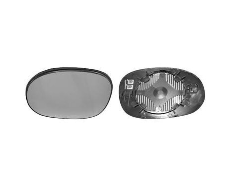 Mirror Glass, outside mirror 0957837 Hagus