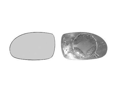 Mirror Glass, outside mirror 0961838 Hagus