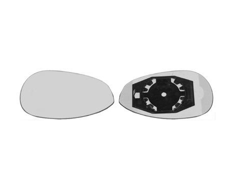 Mirror Glass, outside mirror 1624832 Hagus