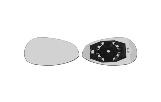 Mirror Glass, outside mirror 1624838 Hagus