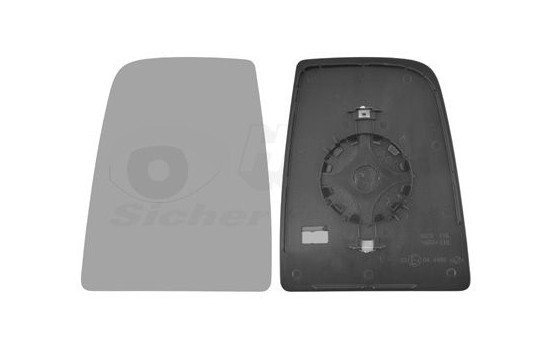 Mirror Glass, outside mirror 1991831 Hagus