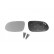 Mirror Glass, outside mirror 3014862 Hagus