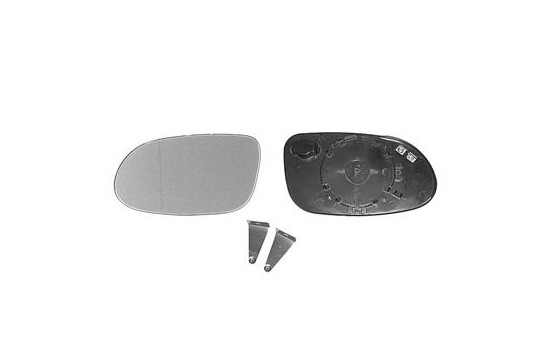 Mirror Glass, outside mirror 3014862 Hagus