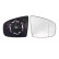 Mirror Glass, outside mirror 303-0102-1 TYC