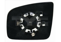 Mirror Glass, outside mirror 321-0124-1 TYC