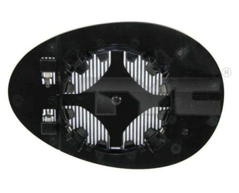 Mirror Glass, outside mirror 322-0006-1 TYC