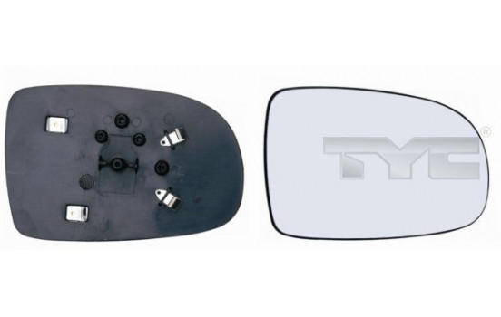 Mirror Glass, outside mirror 325-0030-1 TYC