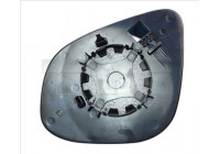 Mirror Glass, outside mirror 328-0202-1 TYC
