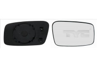 Mirror Glass, outside mirror 338-0007-1 TYC