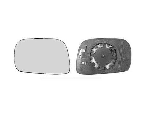 Mirror Glass, outside mirror 3701837 Hagus