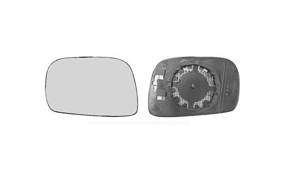 Mirror Glass, outside mirror 3701837 Hagus
