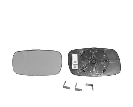 Mirror Glass, outside mirror 3735835 Hagus
