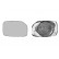 Mirror Glass, outside mirror 4009837 Hagus