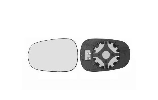 Mirror Glass, outside mirror 4323837 Hagus