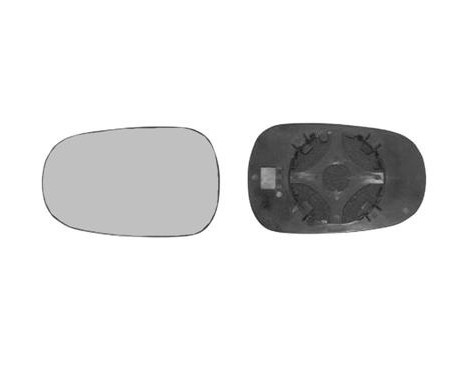 Mirror Glass, outside mirror 4338832 Hagus