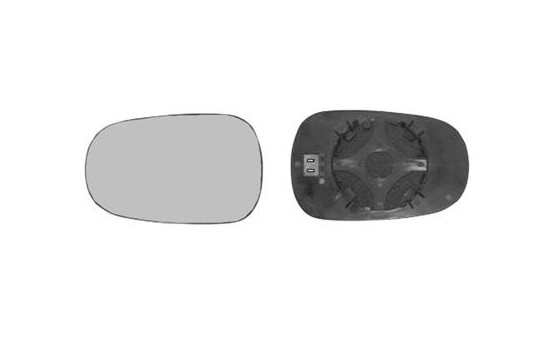 Mirror Glass, outside mirror 4338835 Hagus