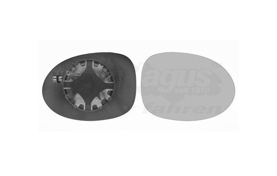 Mirror Glass, outside mirror 4343838 Van Wezel