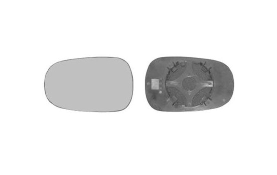 Mirror Glass, outside mirror 4366831 Hagus