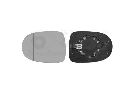 Mirror Glass, outside mirror 4372837 Hagus