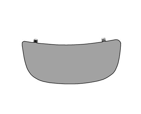 Mirror Glass, outside mirror 4394833 Hagus