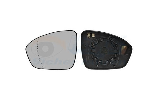 Mirror Glass, outside mirror 4407837 Hagus