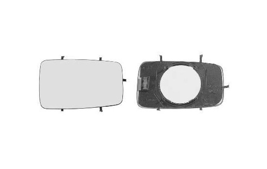 Mirror Glass, outside mirror 4930838 Hagus