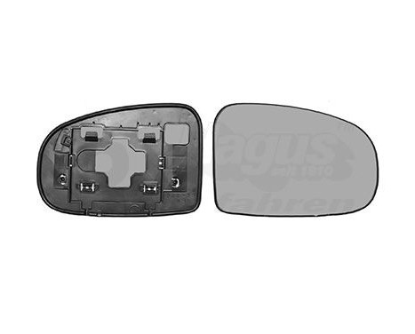 Mirror Glass, outside mirror 5410832 Hagus
